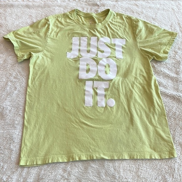Men's Nike t-shirt Just Do It large lime green - Picture 1 of 5